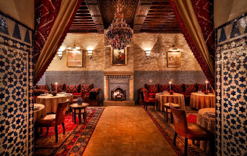 Riad Kniza Marrákes Kültér fotó Interior of the restaurant