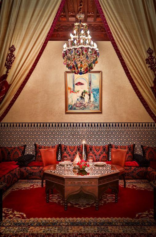 Riad Kniza Marrákes Kültér fotó A Moroccan interior