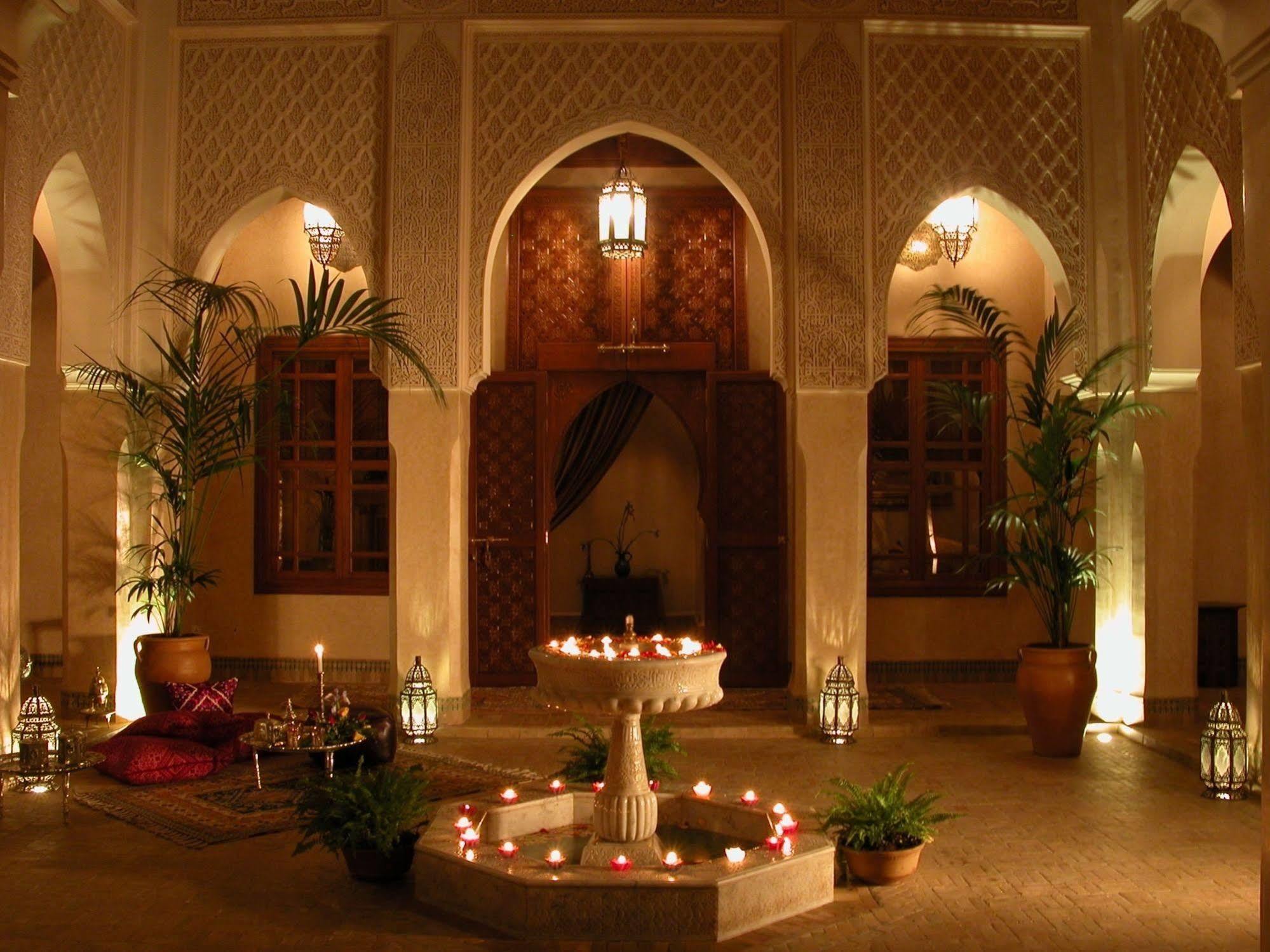Riad Kniza Marrákes Kültér fotó The interior of the hotel